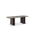 Unique Fantastic Design Stable Dining Table Modern Light Luxury Rock Plate Rectangular Dining Tables Manufactory