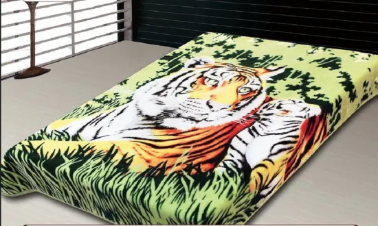 Bedding Blanket Animail Raschel Blanket Printed Blanket Korean Blanket