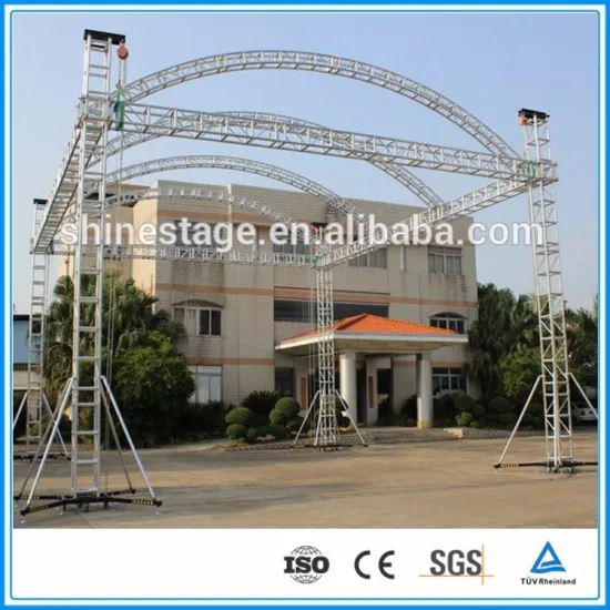 Customized 12 inch event aluminium bolt truss arch tent