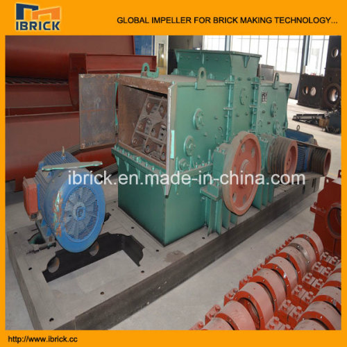 Full Automatic Brick Plant Machine Double Stone Roller Crusher (GP600B)