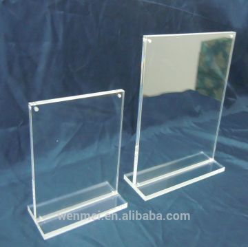 Clear Acrylic A4 photo frame stand