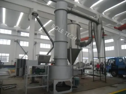 Starch spin flash dryer for food industry