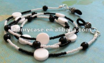 New shine black and white plastic chain