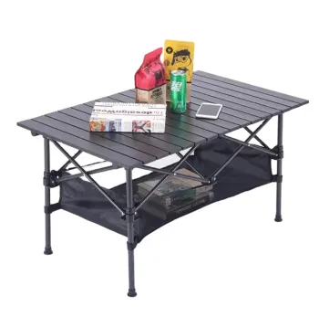 Portable Folding Camping Table with Carrying Bag for Outdoor Activities