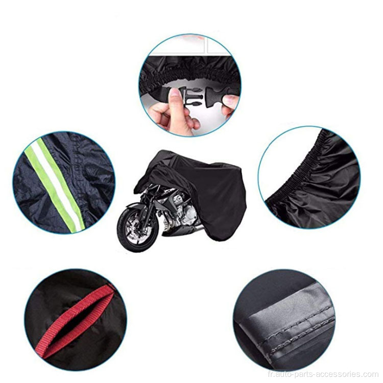 Extérieur imperméable pour le couvercle des pluies à moto