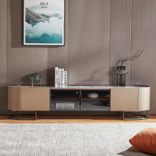 Modern stone top living room tv table