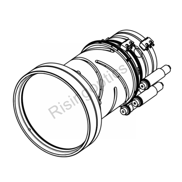 FL15-150MM F0.77-1.2 LWIR Uncooled Continuous Zoom Lens for 640x512-17um Detector