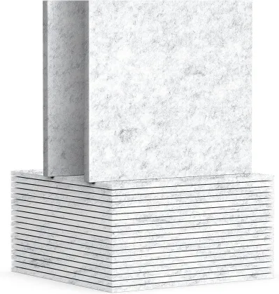 Soundproofing Polyester Fiber Adhesive Sound Absorbing Acoustic Panels