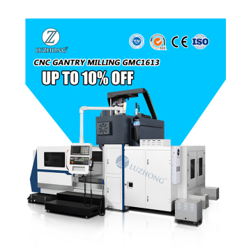 Lajur Double CNC Gantry Milling Machine GMC1613 - Duty Heavy 5 Axis CNC Pusat Pemesinan