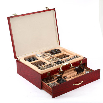 High Quality Customize Set Code Case Stainless Steel Cutlery Set