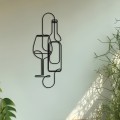 Pittura artistica realizzata a mano con linea in metallo per l'accento domestico