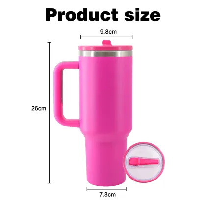 Stainless Steel Hydrojug trekTumbler: 40oz Vacuum Insulated Leakproof Sports Bottle with Flip Straw and Handle
