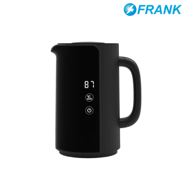 Smart Matte Black 1.7L Kettle with Touch Display
