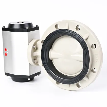 PPH Pneumatic Butterfly Valve