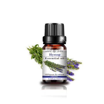 Óleo de Hyssop orgânico natural puro Óleo de massagem da pressão arterial inferior