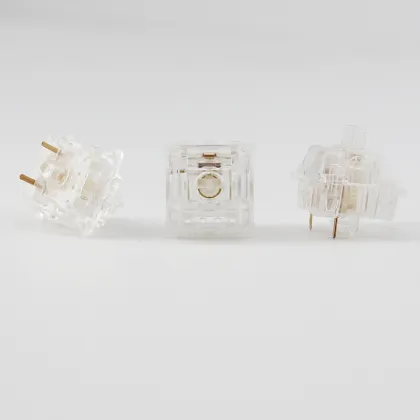 Everglide EG Aqua King V3 Water King Linear Switches for Keyboard - RGB, 4pin/5pin, 55g/62g/67g, MX Clear