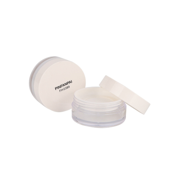 Manufacturer Direct Sales: Compact Circular White Powder Container - Cosmetics Packaging Box