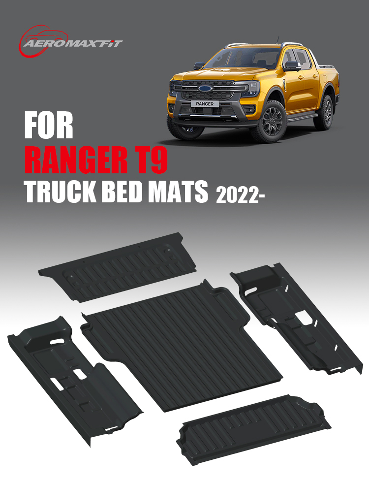 2022-2024 Ford Ranger T9 truck bed mats1