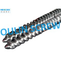 55/105 Twin Conical Screw and Barrel for Pipe, Sheet, Profiles, Foaming, Granulation