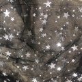 Shiny 100% Polyester Glitter Tulle Mesh Dress Fabric