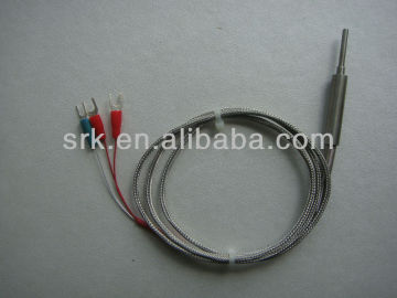 Thermocouple with compensation cable PT100