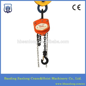 Toyo types of 2ton chain pulley block