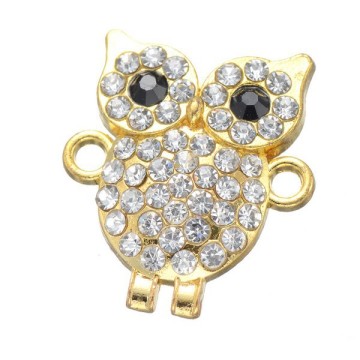 Owl shape jewelry with diamond Pendant jewelry accessorie from jewelry manufacturers