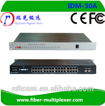 30 POTS lines over E1 PCM Multiplexer IDM-30A support 15groups slot