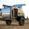 RVミニティアドロップトレーラーCaravan Teardrop Travel Trailer