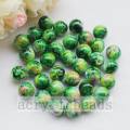 Mixed solid colors striped imitation Polymer Clay loose acrylic Beads