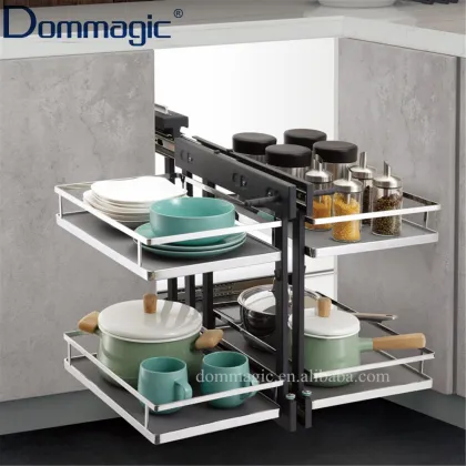 Universal Magic Corner Lazy Susans Kitchen Corner Cabinet Basket D10231