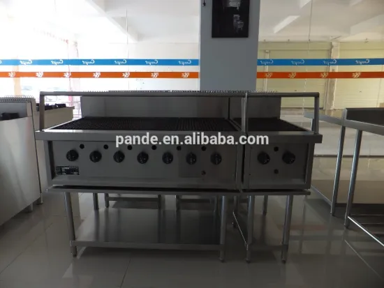 7 Burners Gas BBQ Grill With Grease Tray Under And Unfer-shelf for sale