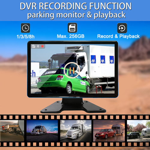 10.1 inch vehicle surveillance system Mirror image