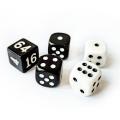 5pcs backgammon doublant des dés de cube 16 mm