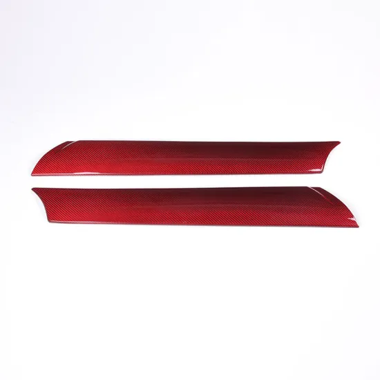 19+ Toyota Supra A90 Window A-Pillar Patch Real Carbon Fiber 2-Piece Set