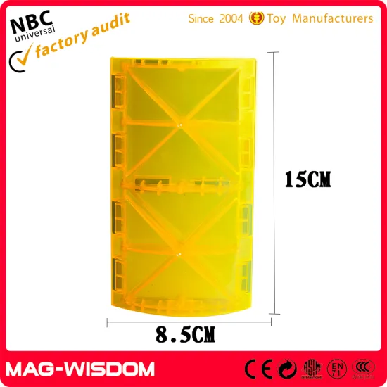 1/4 cone and cylinder magnetic building blocks