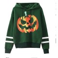 Women's Halloween Hoodies långärmad rolig pumpa