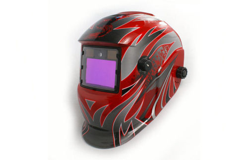 Solar Battery Powered Welding Helmet Auto Darkening With Led Light