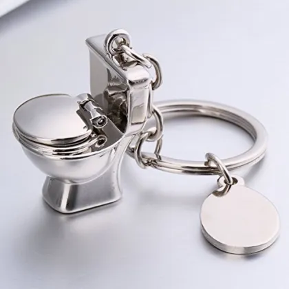 Creative Funny Stool Toilet Keychain
