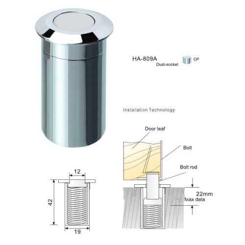 Verriegelung Staubschutz gemahlene Federfederabdeckung
