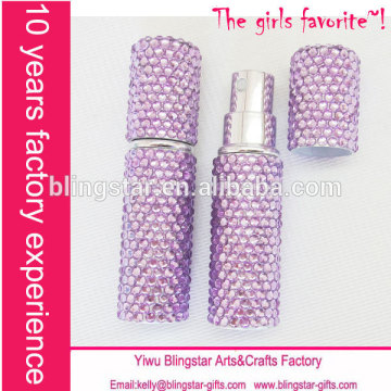 bling bling purple perfume bottle