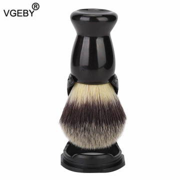 Hot Shaving Brush Holder Set Black Acrylic Shaving Brush Holder Support Beard Brush Shaving Tool