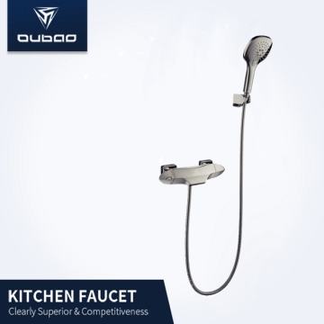 Wall Mounted Bathroom Bathtub Thermostatic Shower Faucet Set