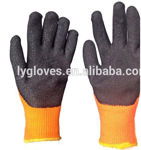 2014 Hot Sell Industrial Safety Work Latex Coated Gloves