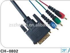 DVI Male to 3RCA Male