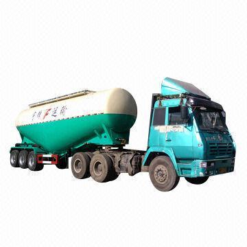 Shacman Bulk Cement Silo Trailer, 3 BPW Axle, 11.00R20 Tire, 50cbm Volume, 60T Loading Capacity