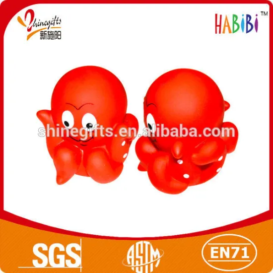 promotion squid vinyl toy for kids