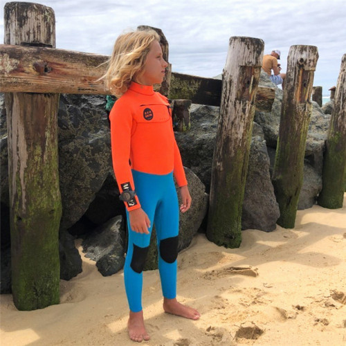 Seaskin 3/2mm Long Sleeves Youth Full Surfing Wetsuit