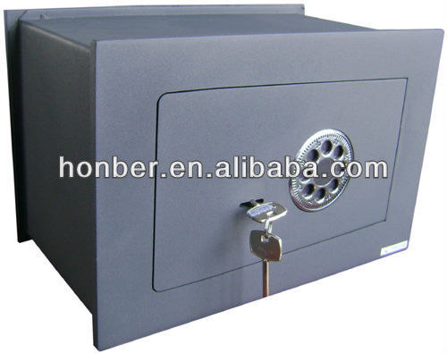 Dual lock mechanical household safe box(WALL SAFE-280MC2 )