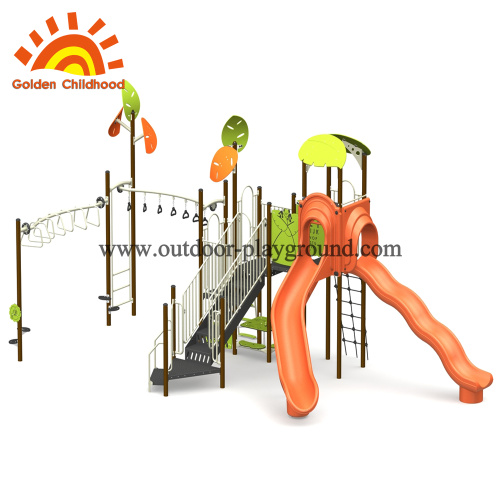 Simple Maple Leaves Style Outdoor Playground Equipment